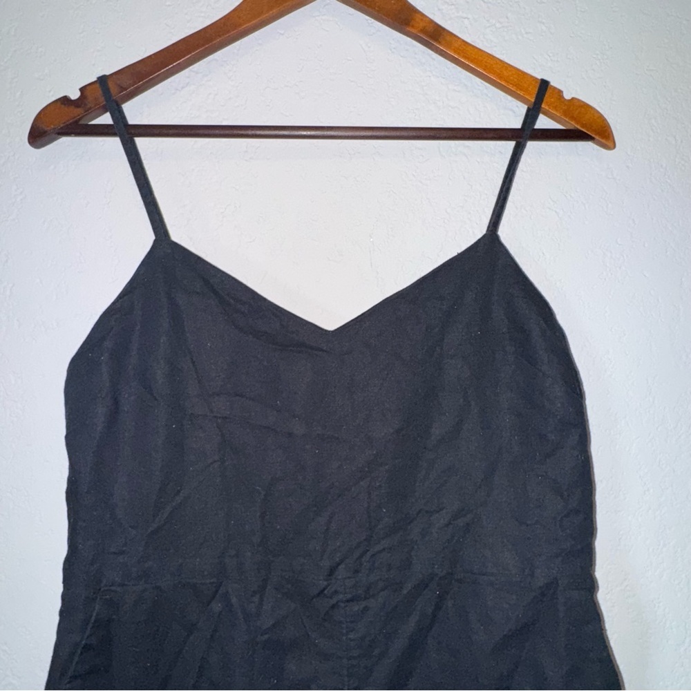 Women's Gap Chic Black Plain Solid Romper - image 3